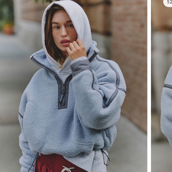 Free People Tops - Free People Movement Mountain High Half Zip Fleece